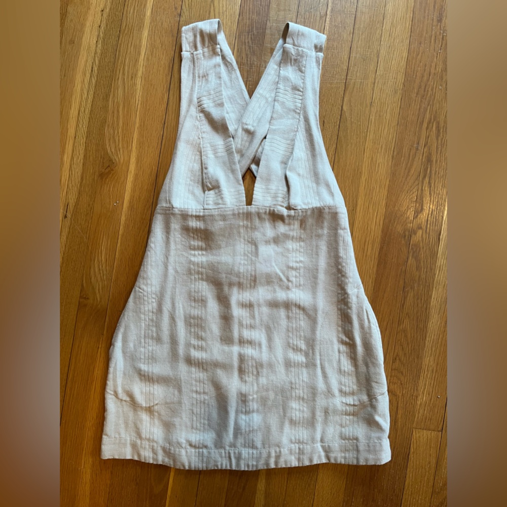 Free People Robin Mini Tan Tank Dress